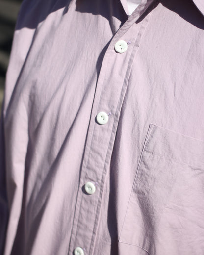 SOWBOW(蒼氓)/ROUND BOTTOM RC SHIRT"PURPLE"