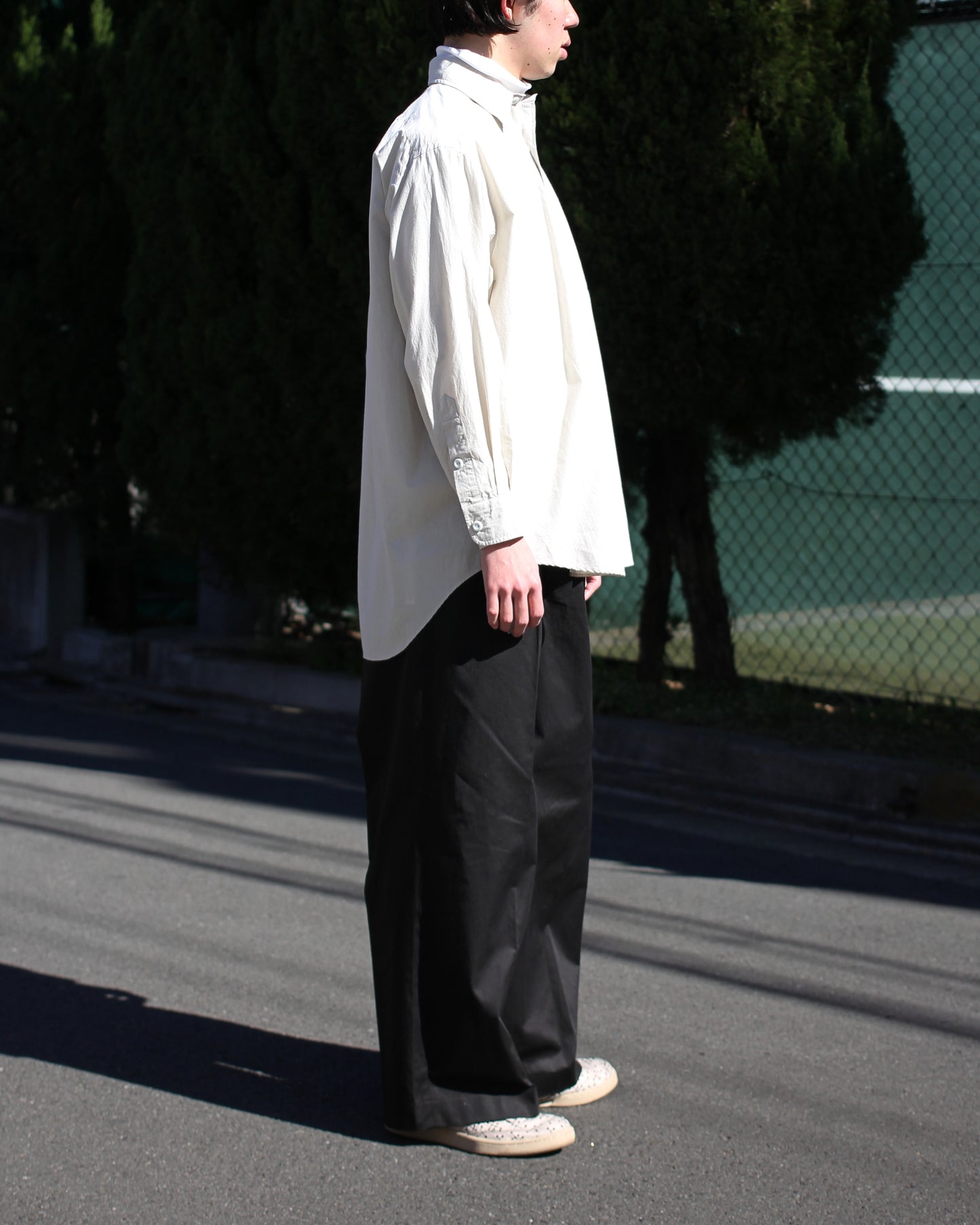 SOWBOW(蒼氓)/ROUND BOTTOM RC SHIRT"NATURAL"