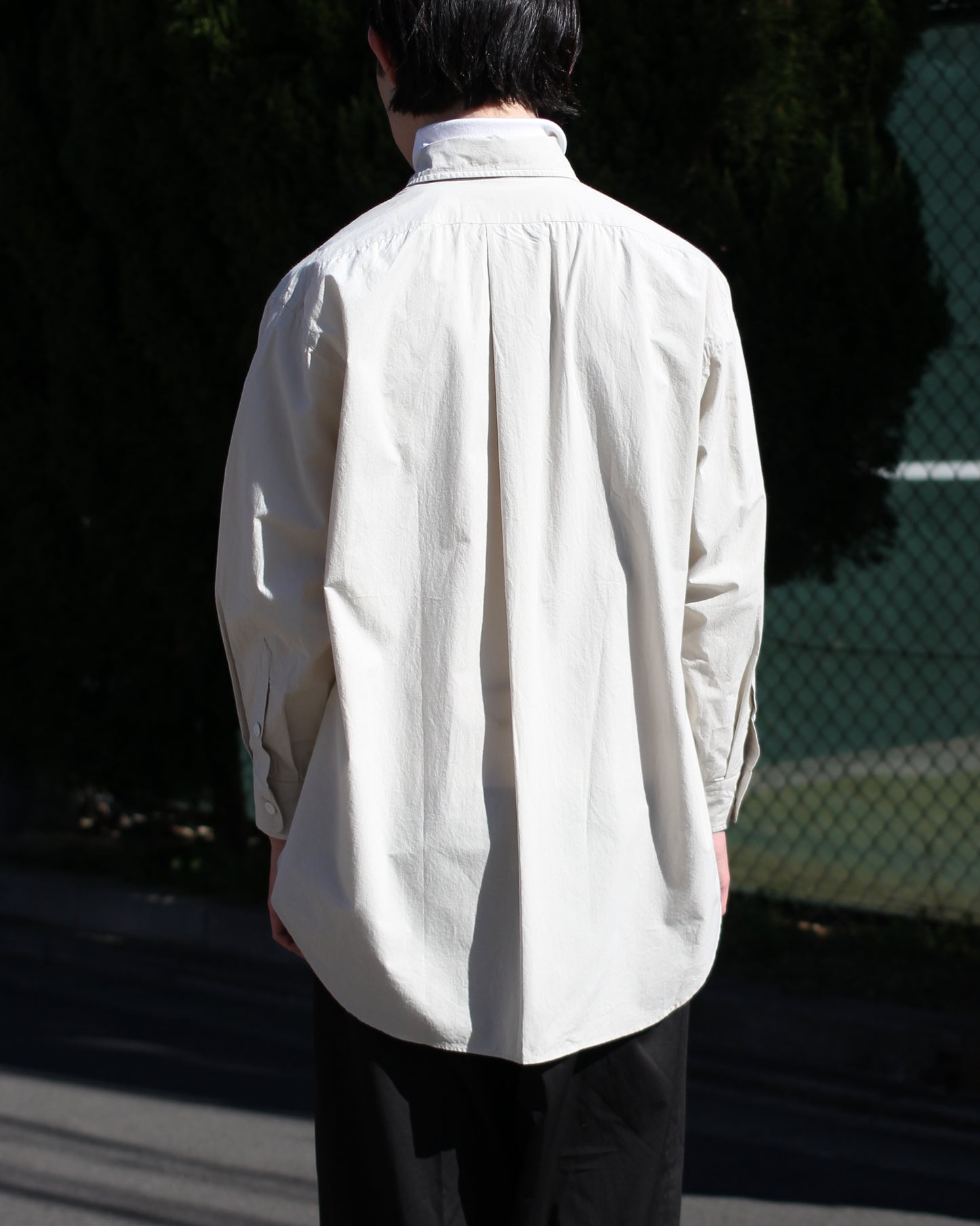 SOWBOW(蒼氓)/ROUND BOTTOM RC SHIRT"NATURAL"