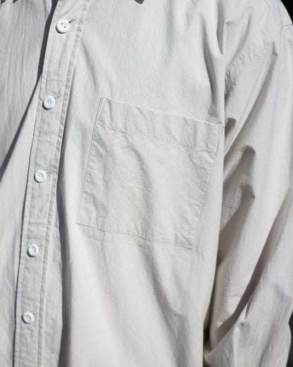 SOWBOW(蒼氓)/ROUND BOTTOM RC SHIRT"NATURAL"