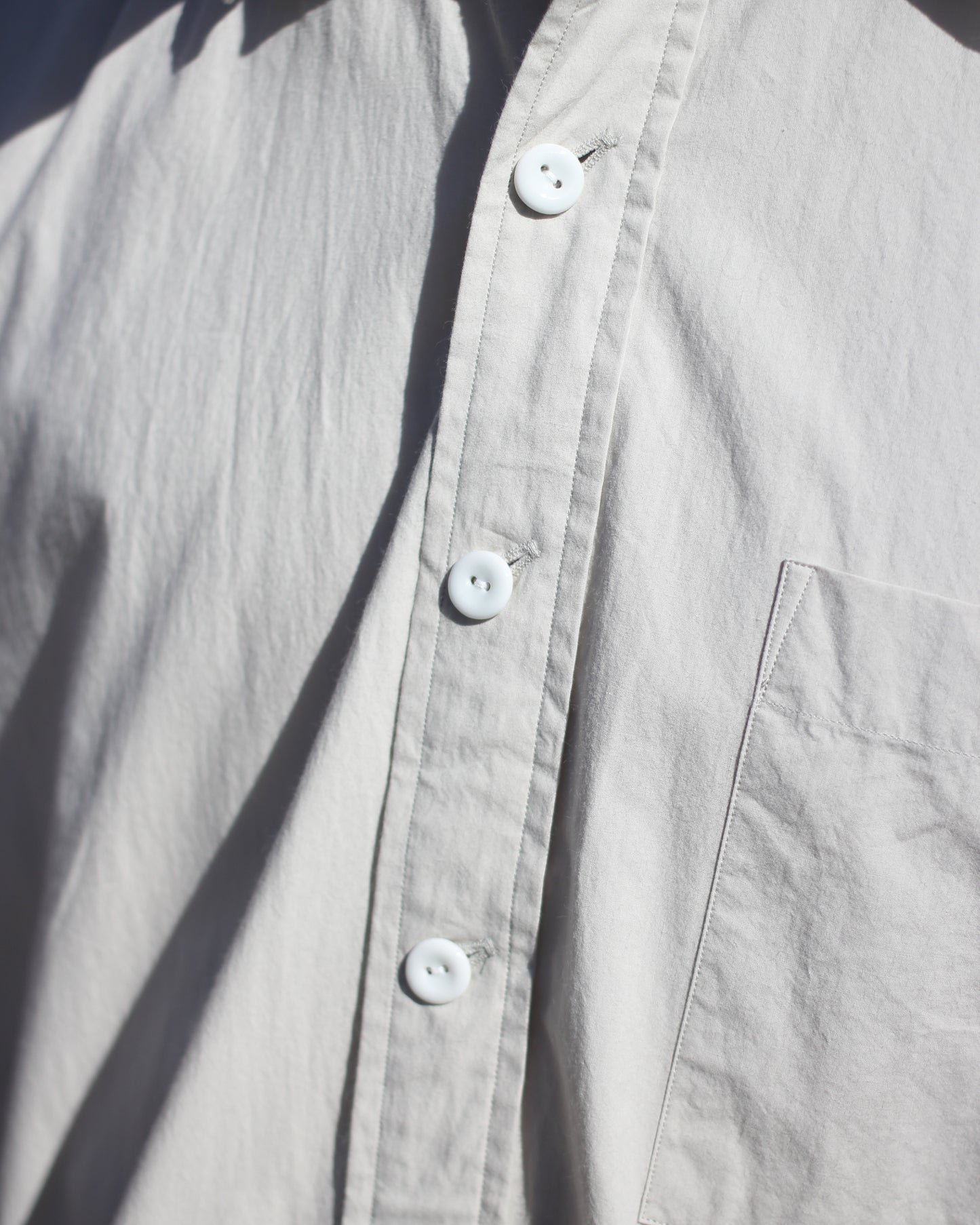 SOWBOW(蒼氓)/ROUND BOTTOM RC SHIRT"NATURAL"