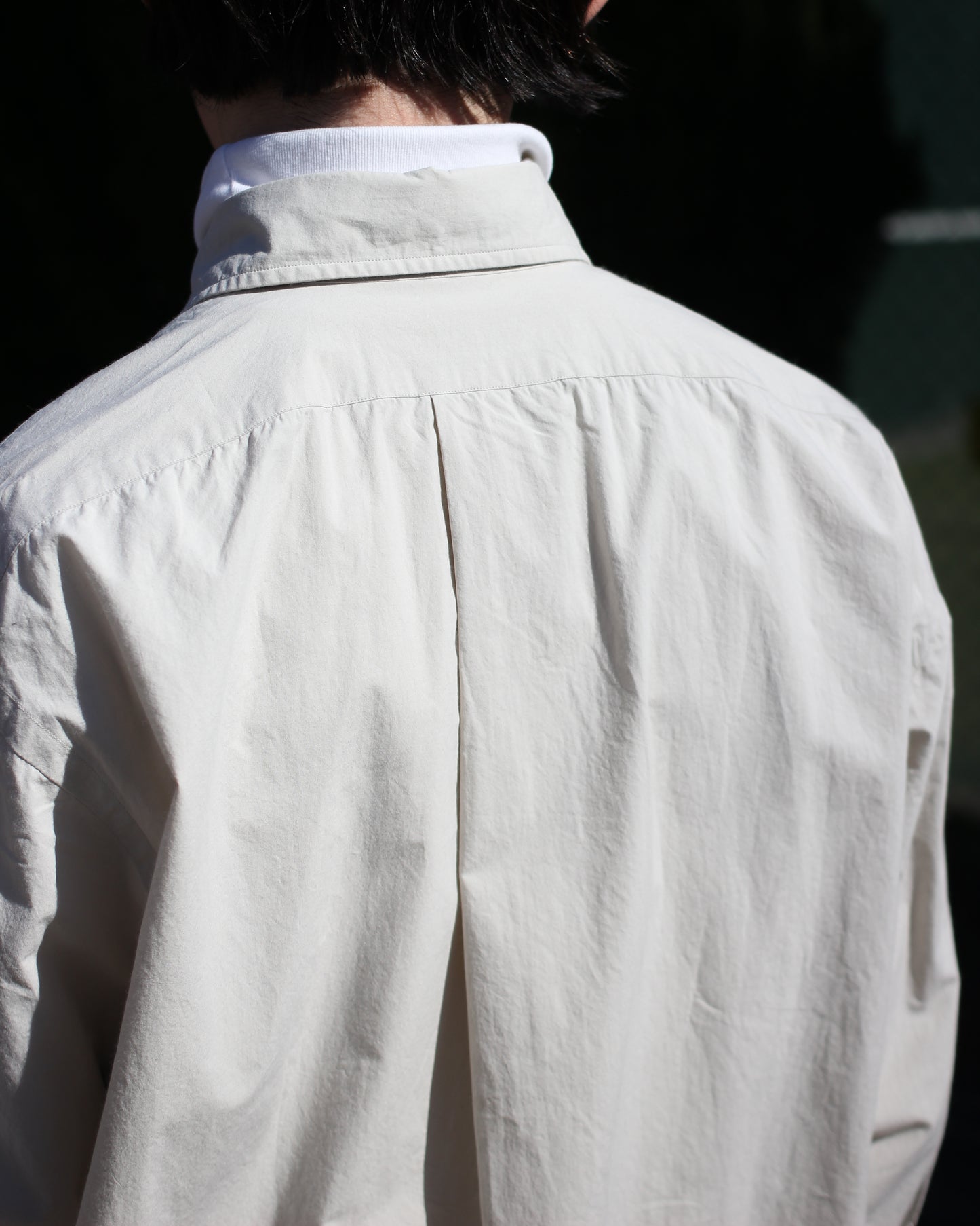 SOWBOW(蒼氓)/ROUND BOTTOM RC SHIRT"NATURAL"