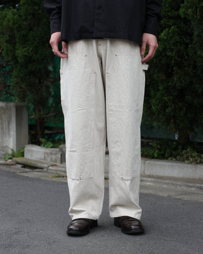 SOWBOW(蒼氓)/DOUBLE KNEE PAINTER PANTS"NATURAL"