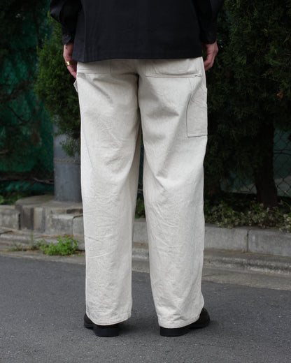 SOWBOW(蒼氓)/DOUBLE KNEE PAINTER PANTS"NATURAL"