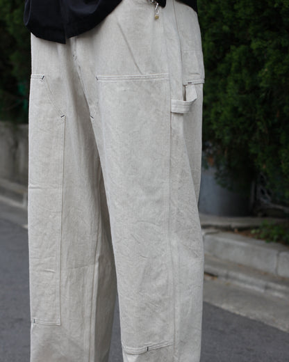 SOWBOW(蒼氓)/DOUBLE KNEE PAINTER PANTS"NATURAL"