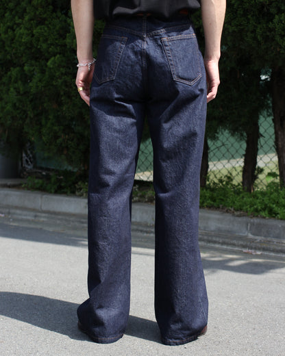 REVERBERATE/DENIM PANTS - WIDE"INDIGO"