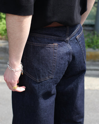 REVERBERATE/DENIM PANTS - WIDE"INDIGO"