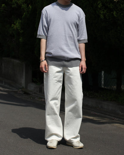 REVERBERATE/DENIM PANTS - WIDE"WHITE"