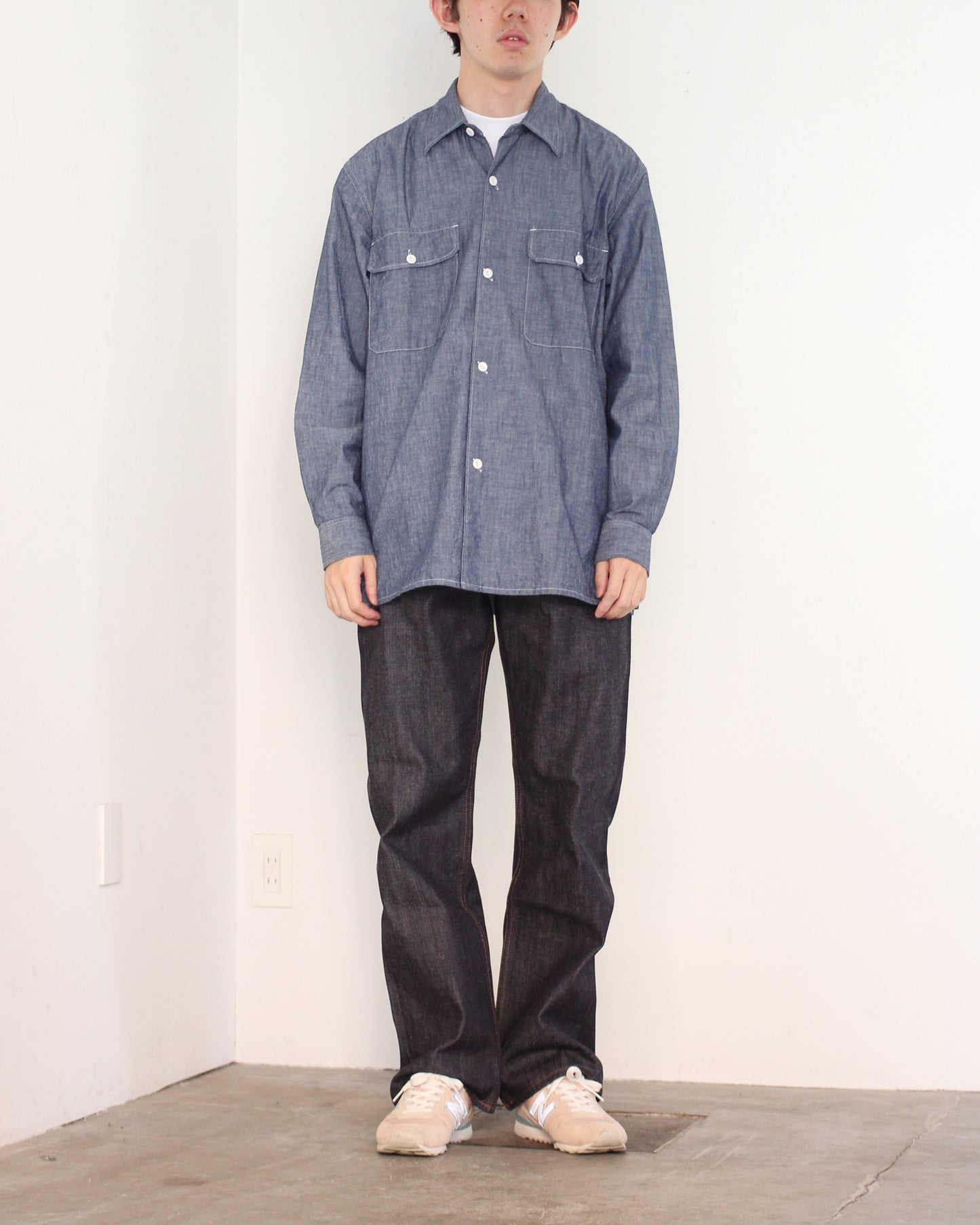 SOWBOW(蒼氓)/FLAP POCKET WORK SHIRT "INDIGO"