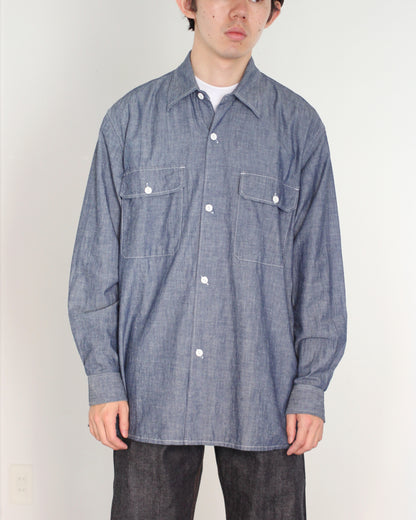 SOWBOW(蒼氓)/FLAP POCKET WORK SHIRT "INDIGO"