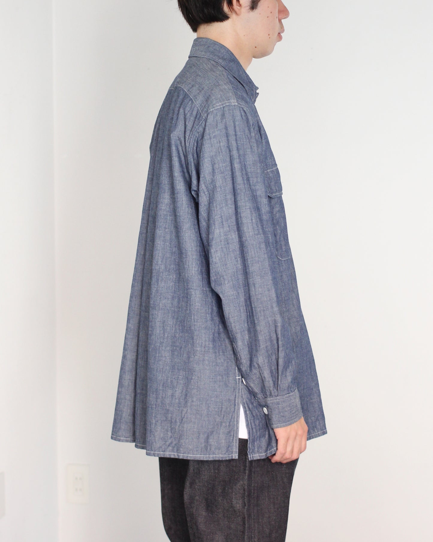 SOWBOW(蒼氓)/FLAP POCKET WORK SHIRT "INDIGO"