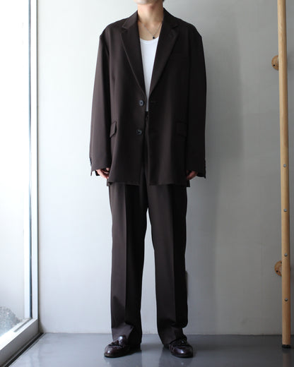 ssstein/OVERSIZED SINGLE BREASTED JACKET "MILITARY KHAKI"