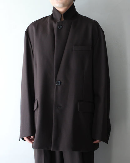 ssstein/OVERSIZED SINGLE BREASTED JACKET "MILITARY KHAKI"