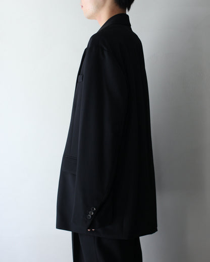 ssstein/OVERSIZED SINGLE BREASTED JACKET "BLACK"