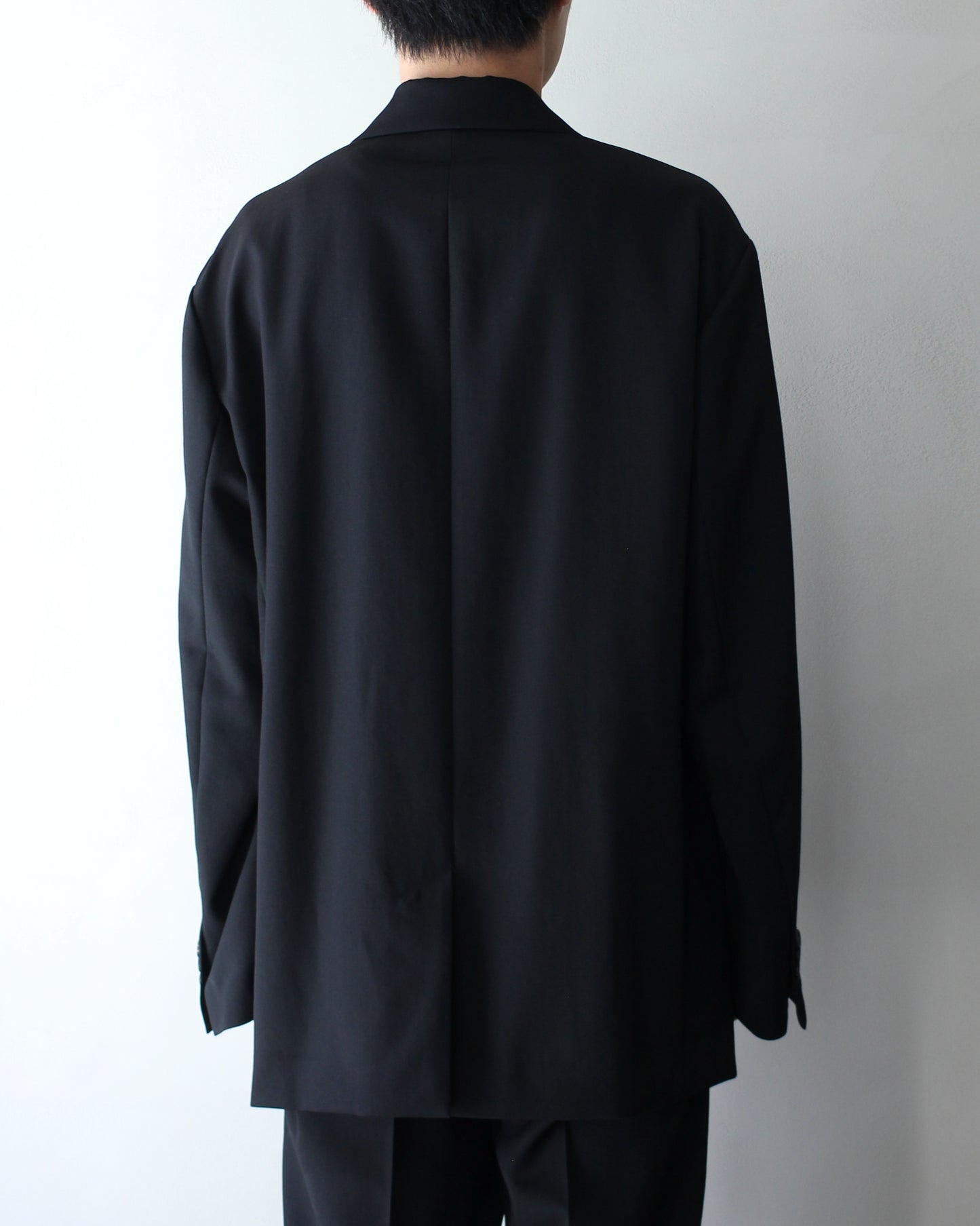 ssstein/OVERSIZED SINGLE BREASTED JACKET "BLACK"
