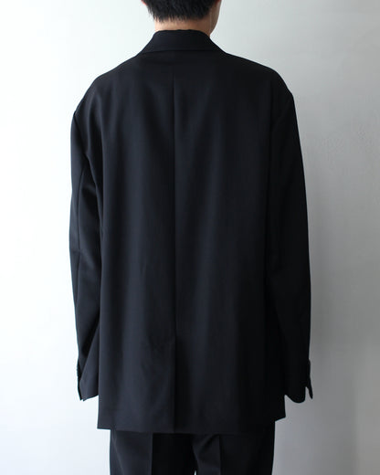 ssstein/OVERSIZED SINGLE BREASTED JACKET "BLACK"