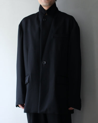 ssstein/OVERSIZED SINGLE BREASTED JACKET "BLACK"