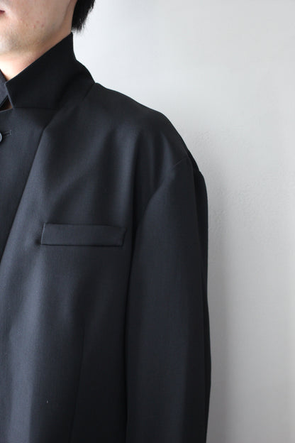 ssstein/OVERSIZED SINGLE BREASTED JACKET "BLACK"