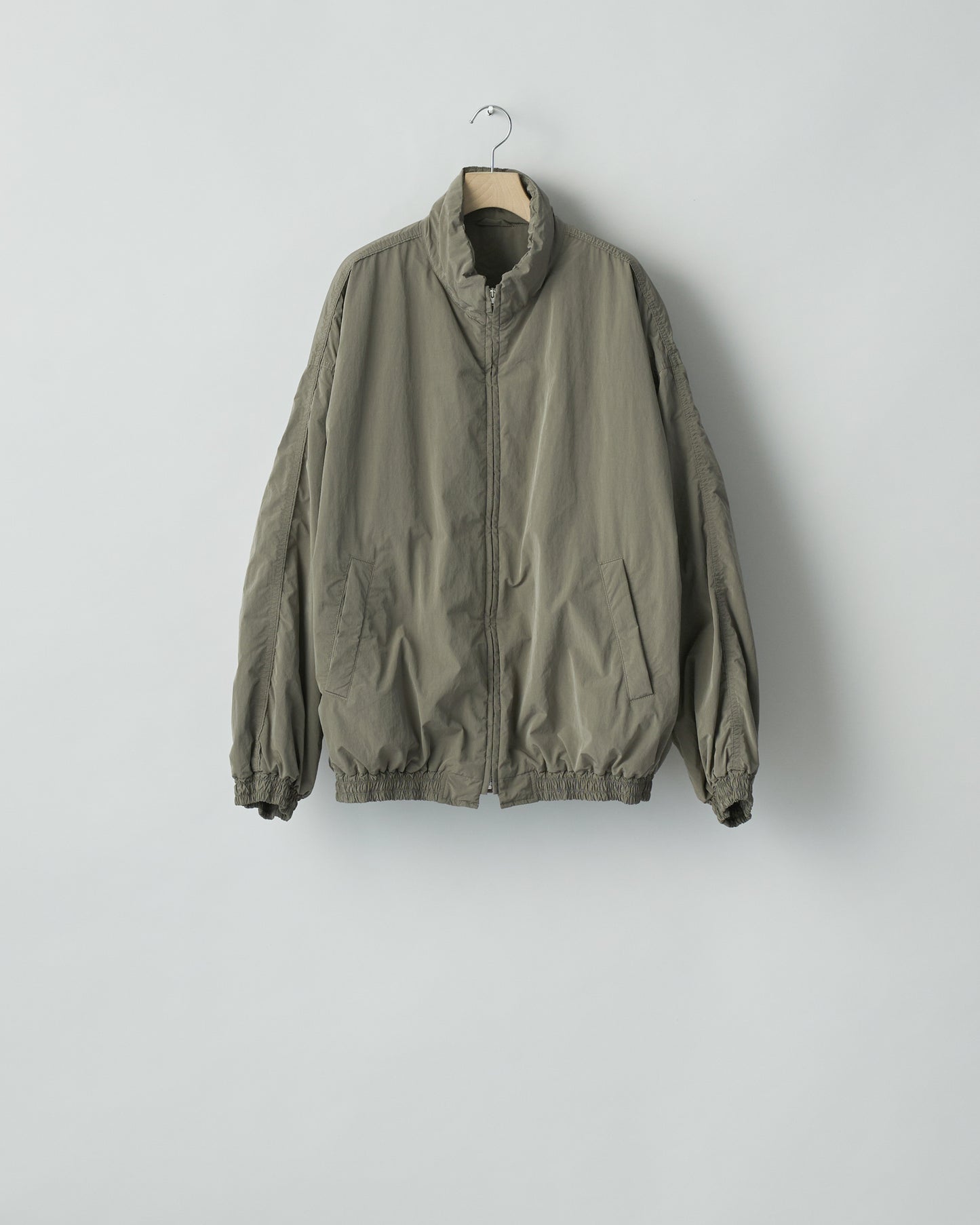 ssstein/Windproof Nylon Padded Jacket "TAUPE"