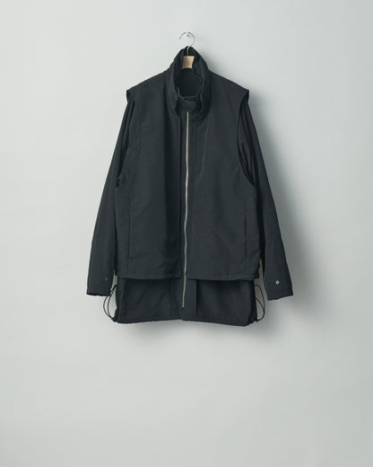 stein / REVERSIBLE MILITARY JACKET "BLACK"