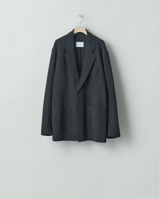 stein / OVERSIZED GRADATION PLEATS JACKET "BLACK"