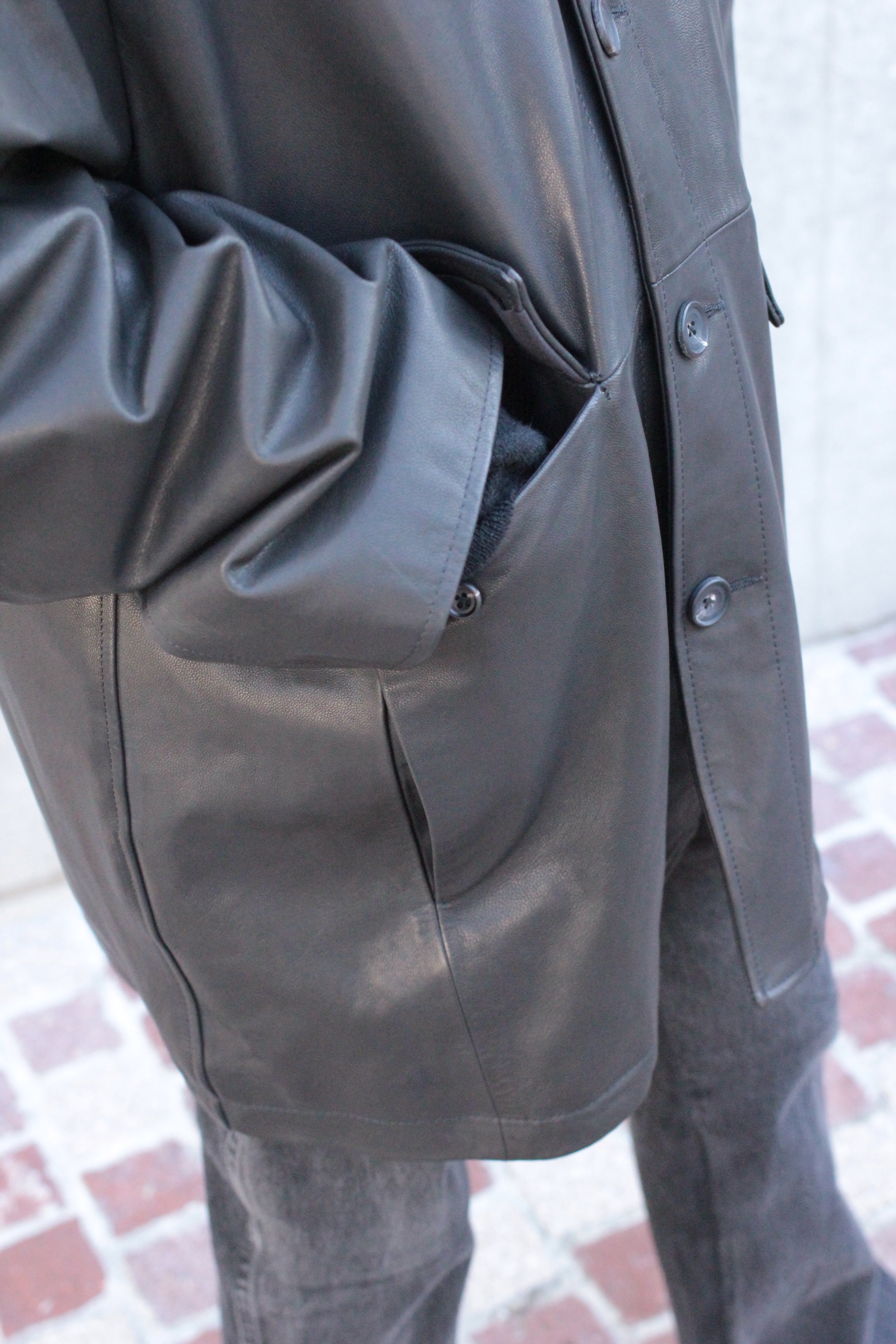 stein LEATHER DREWSTRING JACKET 日本で買 メンズ | bca.edu.gr