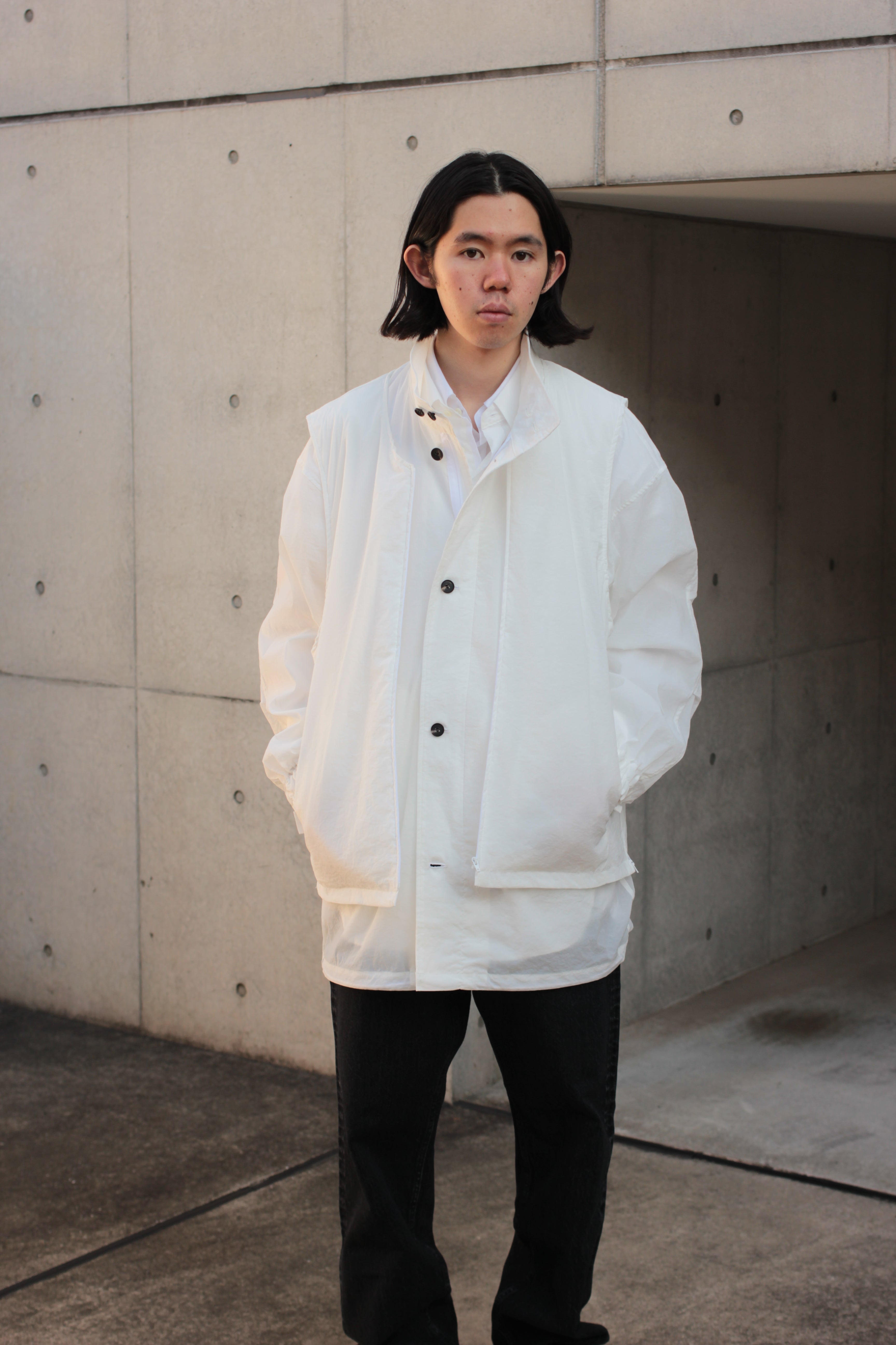 stein(シュタイン) / oversize gradation pleats jacket – feets