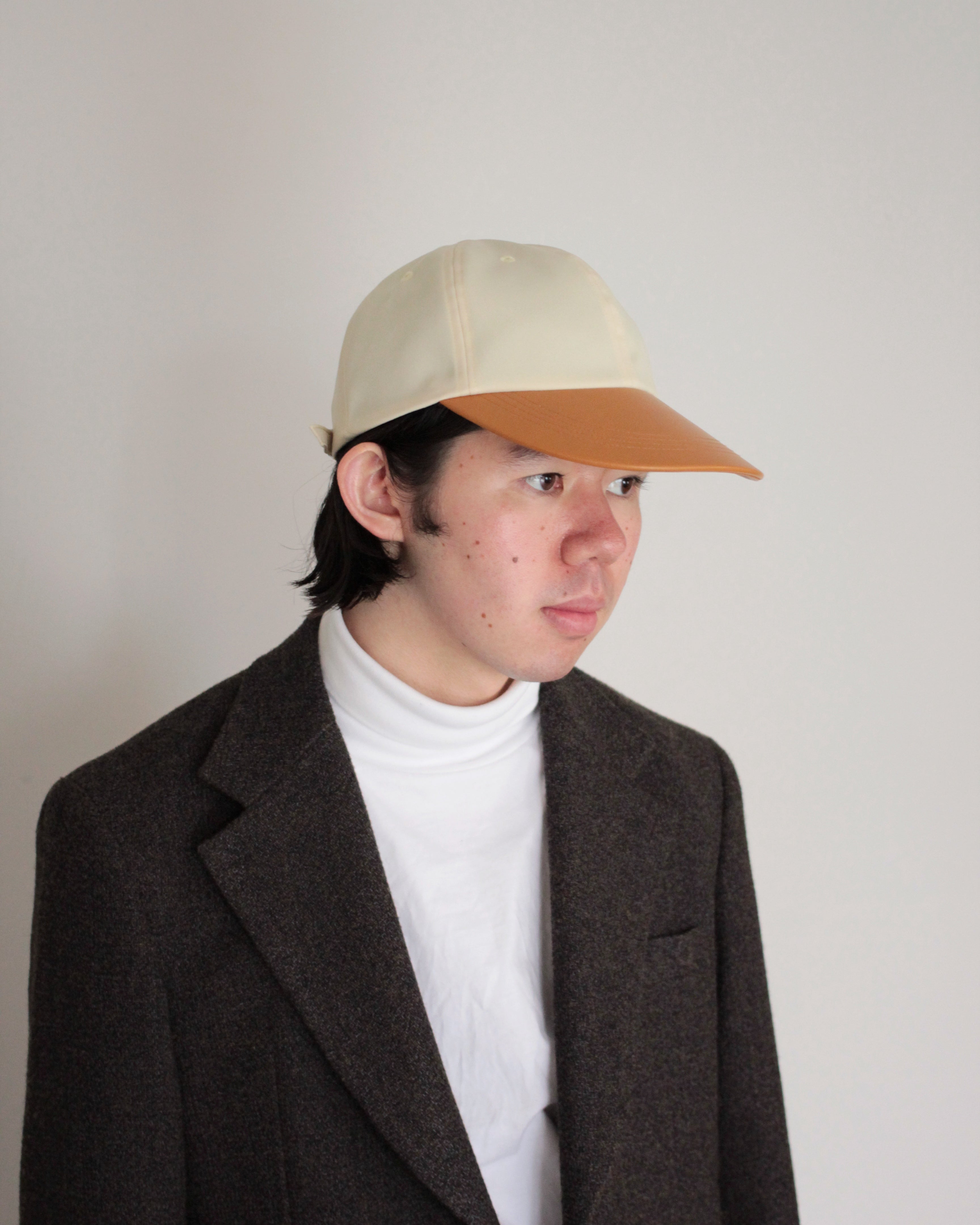 KIJIMA TAKAYUKI / POLY & LEATHER 6PANEL CAP 