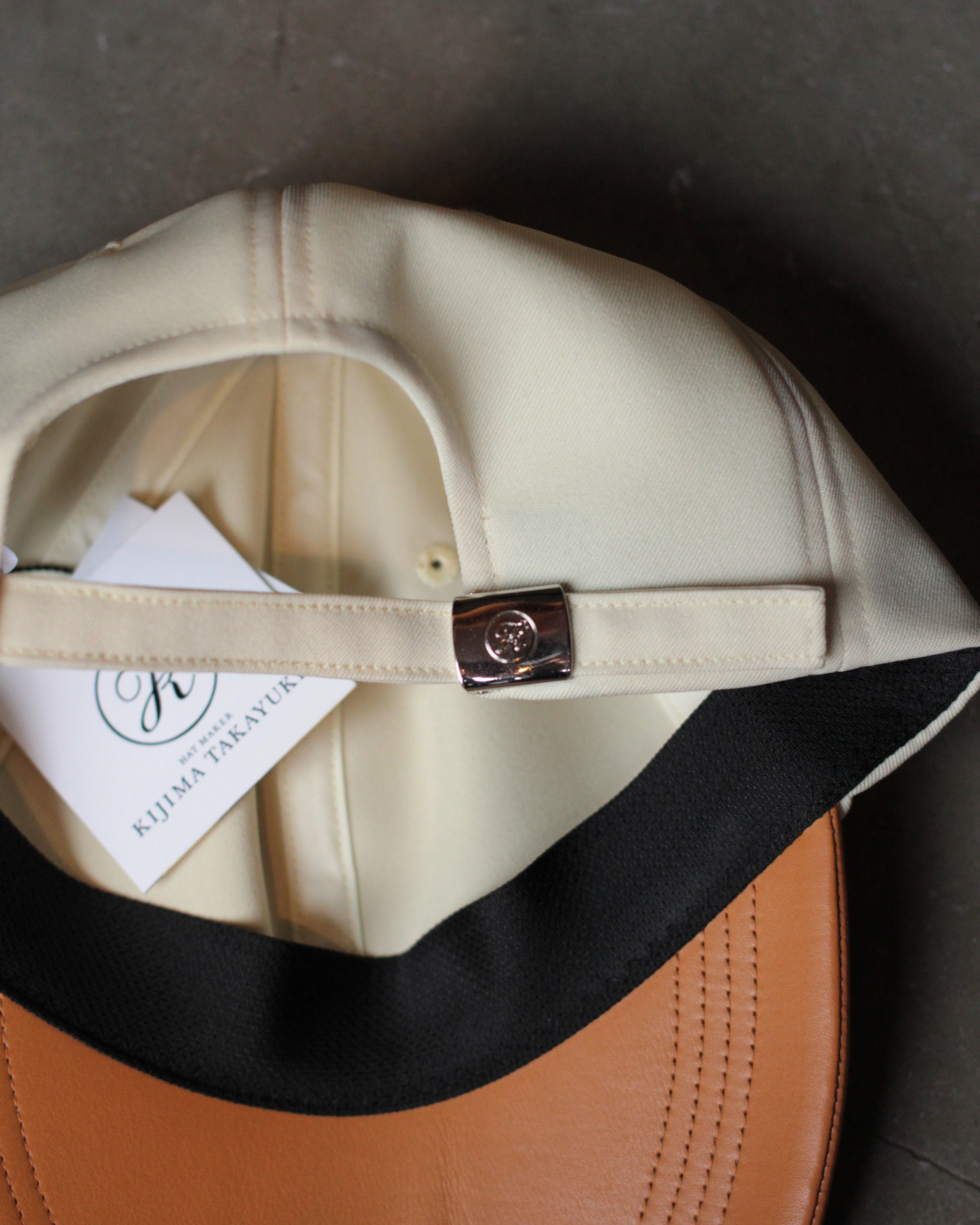 KIJIMA TAKAYUKI / POLY & LEATHER 6PANEL CAP 