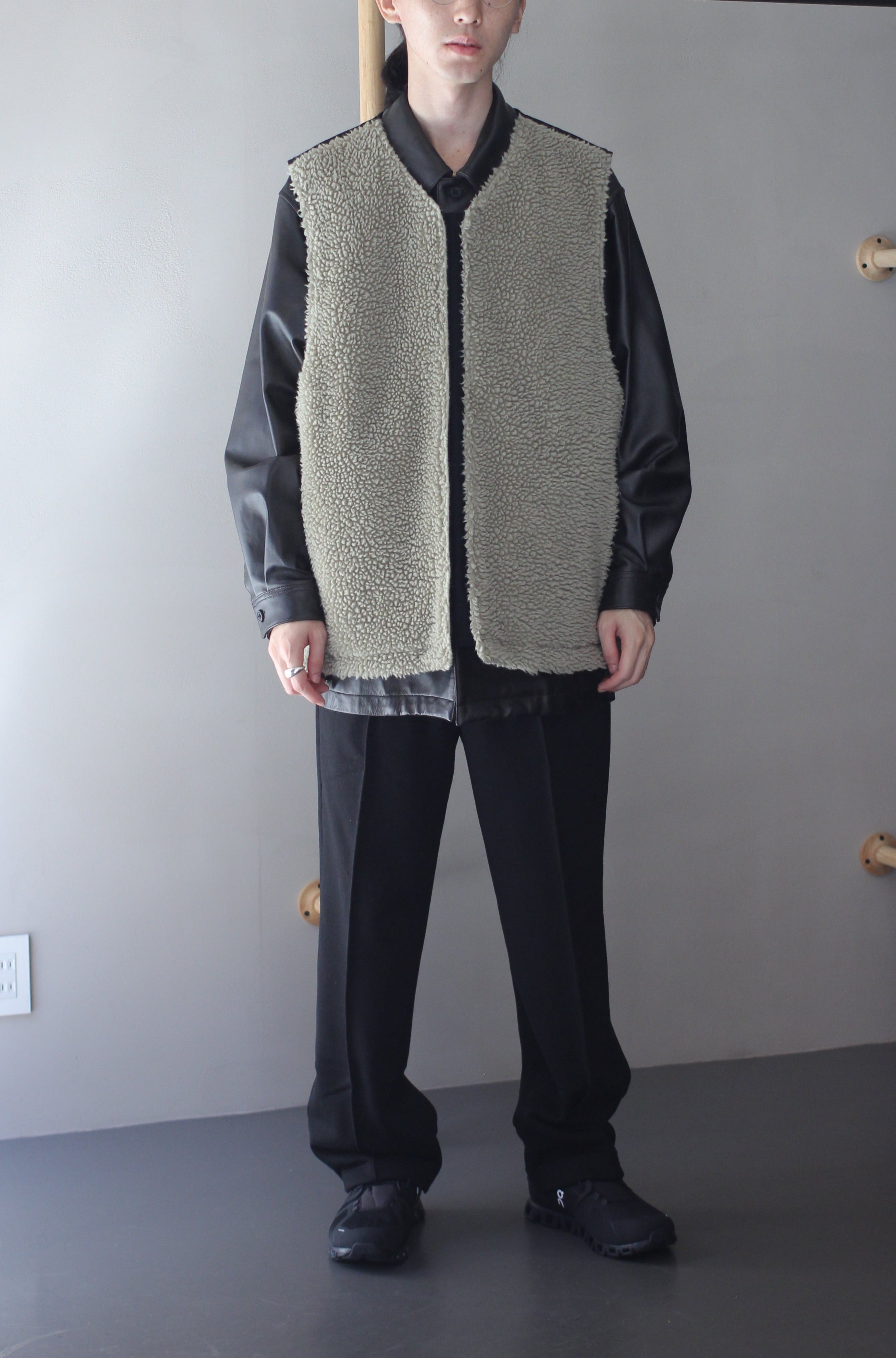 【中古】stein 22aw WOOL BOA REVERSIBLE VEST stein Wool Boa Reversible Vest