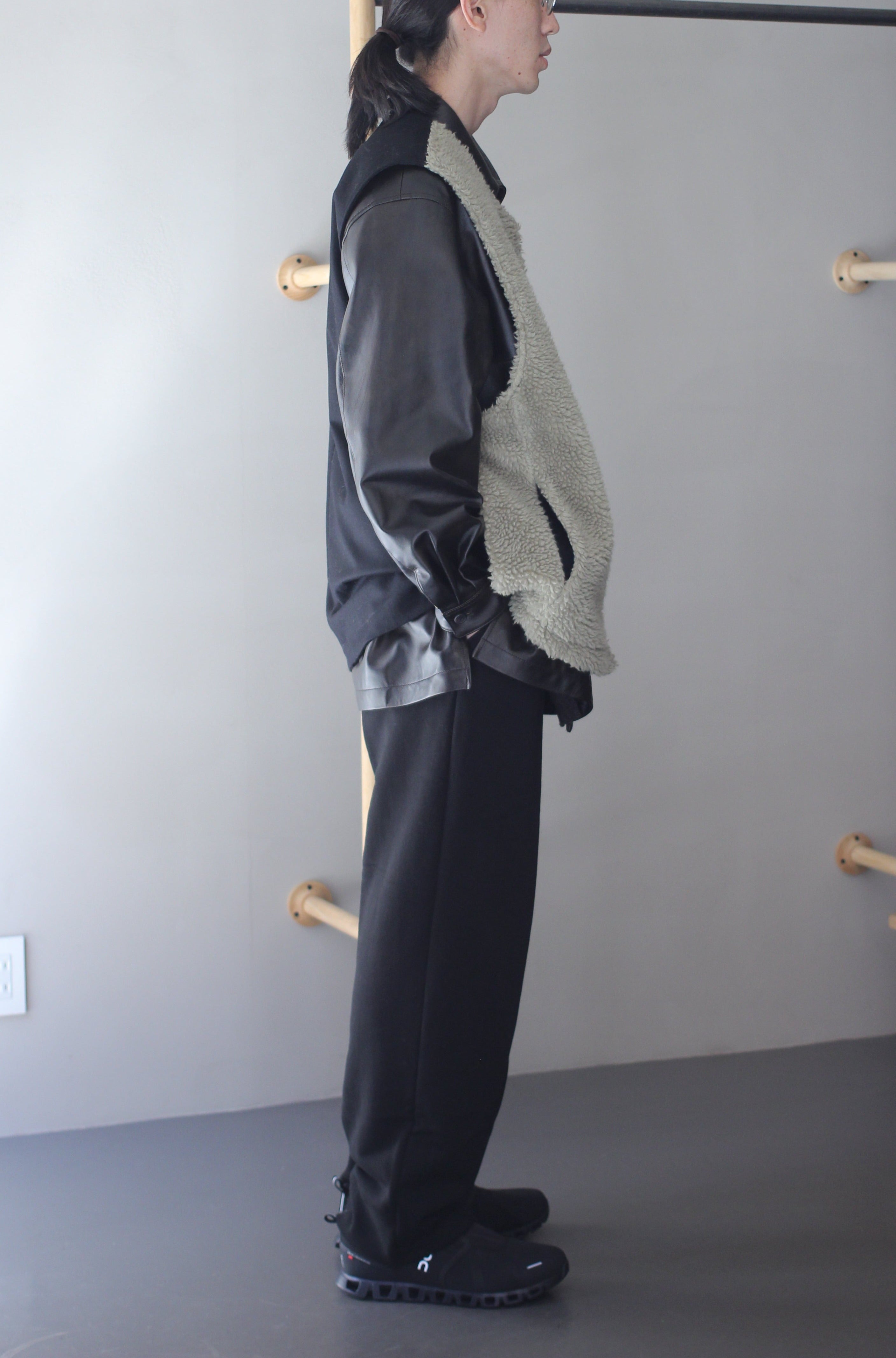 高質で安価 stein Wool Boa Reversible Reversible Vest 