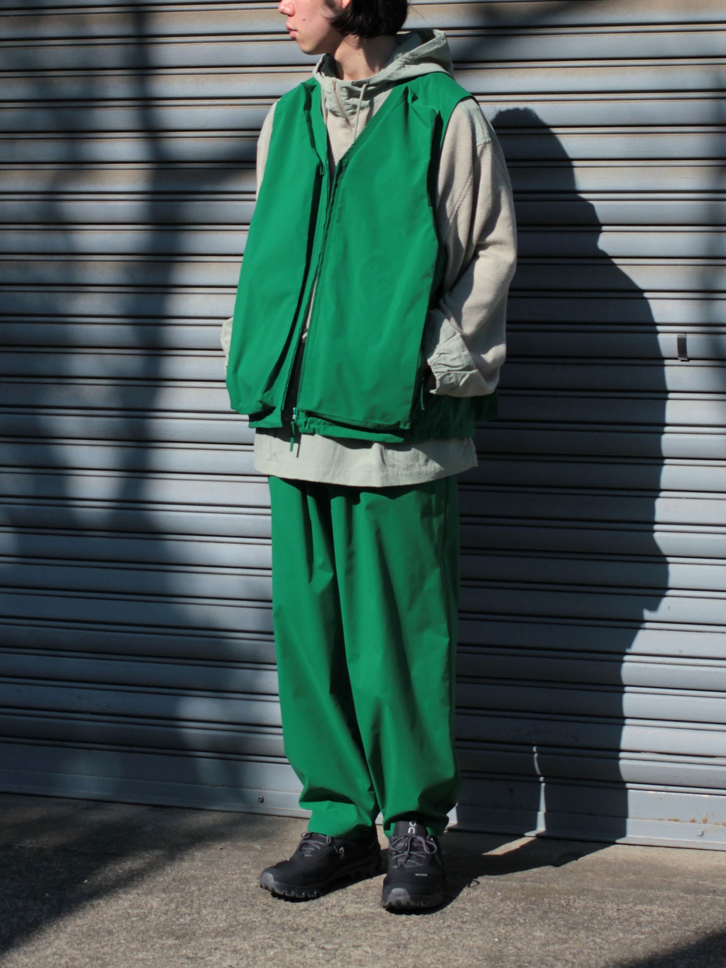 stein /  OVER POCKET VEST "GREEN"