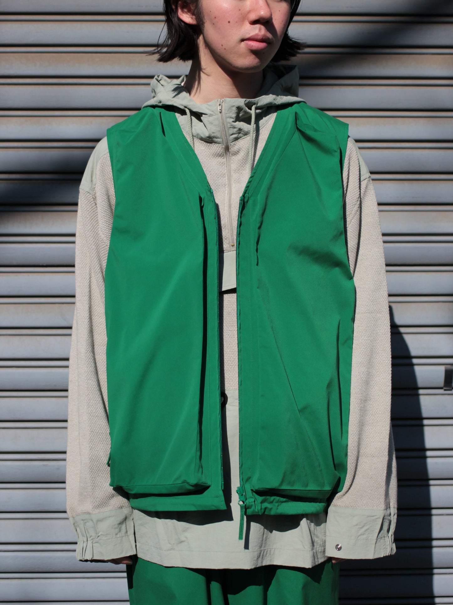 stein /  OVER POCKET VEST "GREEN"