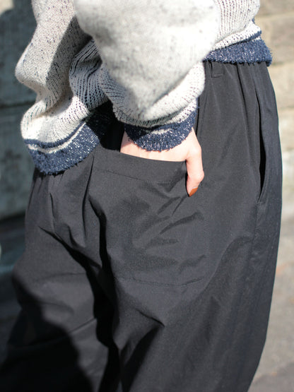 stein /  WIDNBREAKER EASY TROUSERS "BLACK"