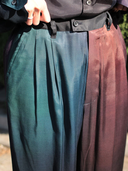 stein /  CUPRO WIDE EASY TROUSERS "GRADATION"