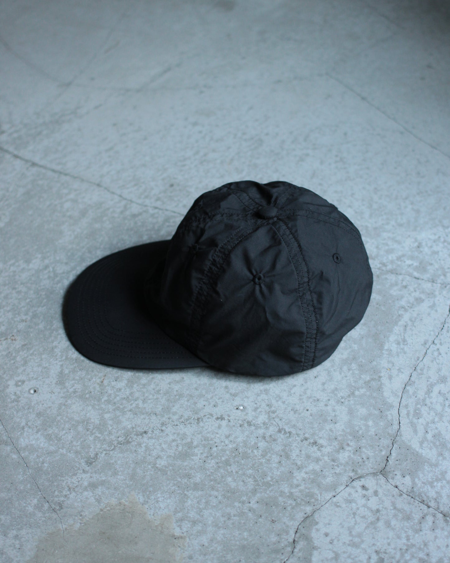 KIJIMA TAKAYUKI / Elastic Back 6panel Cap "Black"