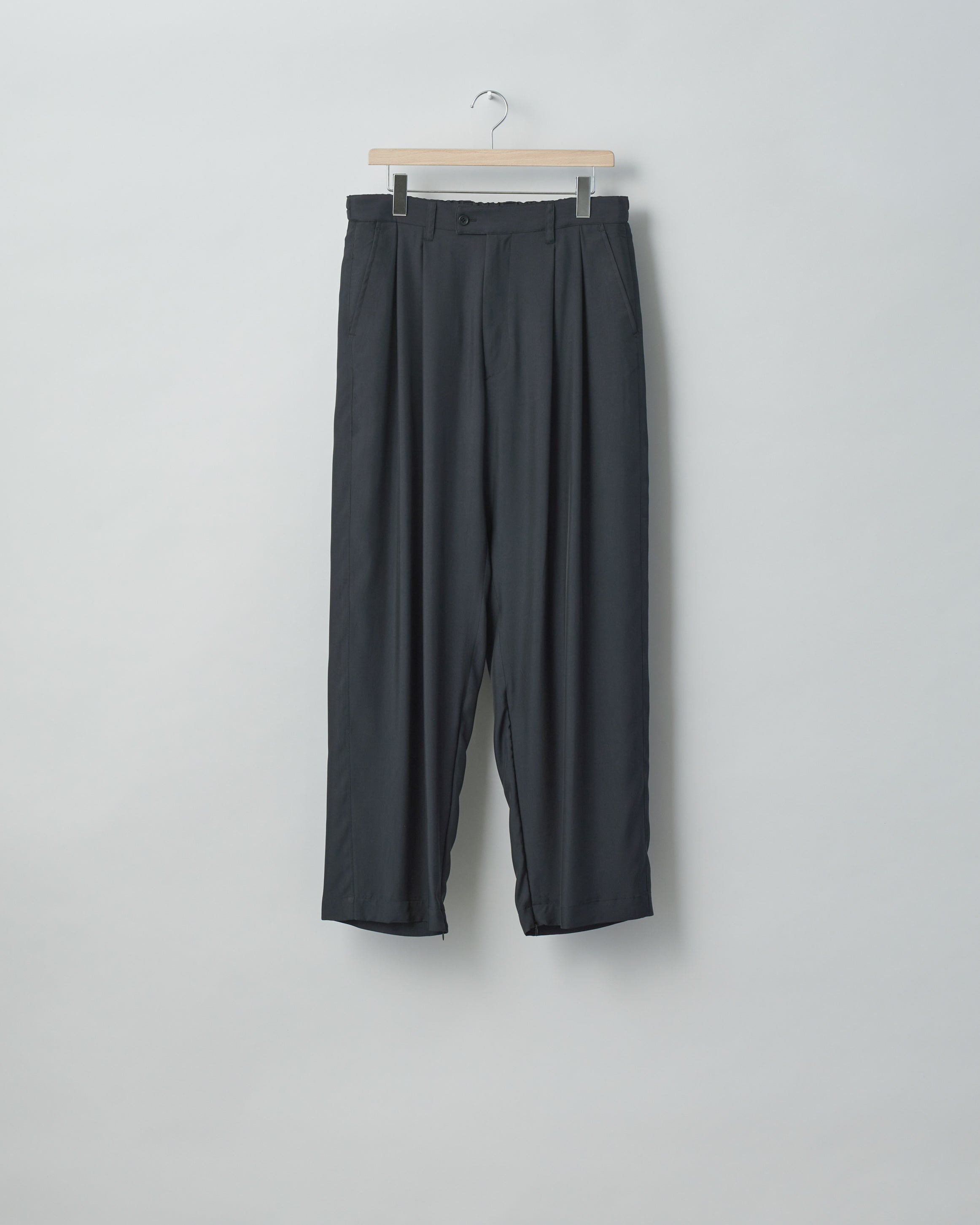 stein / CUPRO WIDE EASY TROUSERS 